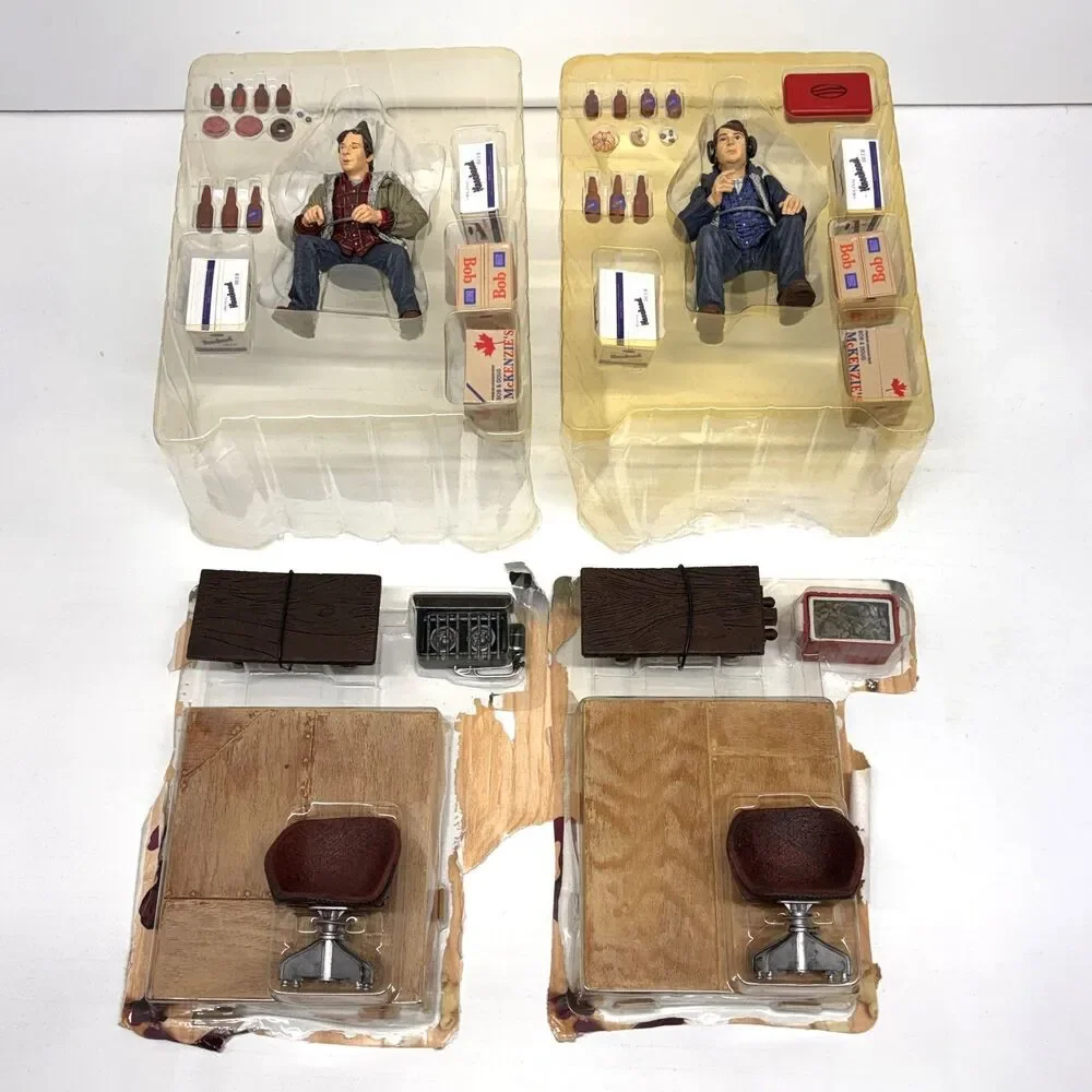 Bob and Doug McKenzie Strange Brew Figures & Set McFarlane Toys 2000 - Complete